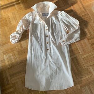 Kaki Shirt Dress - Hunter Dixon New York - Women’s XS GUC